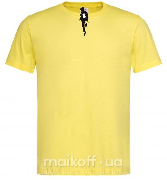 Мужская футболка MICHAEL JACKSON HAT Лимонный фото