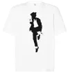 Футболка Оверсайз MICHAEL JACKSON HAT Белый фото
