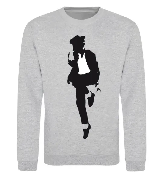 Світшот MICHAEL JACKSON HAT Сірий меланж фото