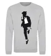 Світшот MICHAEL JACKSON HAT Сірий меланж фото