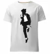 Мужская премиум футболка MICHAEL JACKSON HAT Белый фото