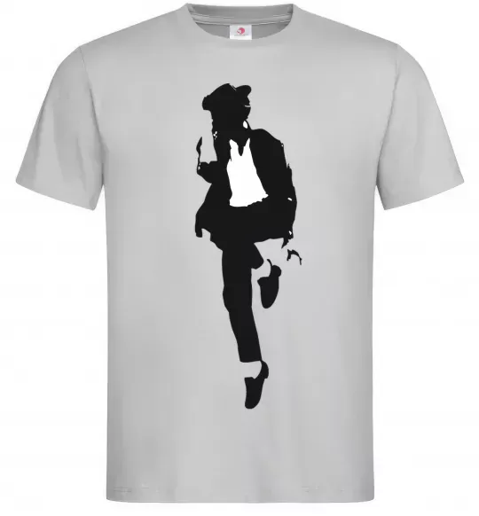 Чоловіча футболка MICHAEL JACKSON HAT Сірий фото