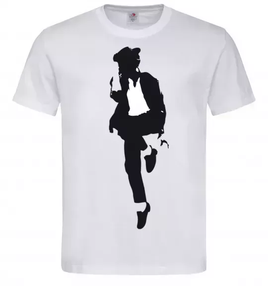 Чоловіча футболка MICHAEL JACKSON HAT Білий фото