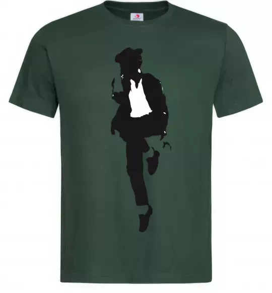 Чоловіча футболка MICHAEL JACKSON HAT Темно-зелений фото