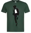 Чоловіча футболка MICHAEL JACKSON HAT Темно-зелений фото