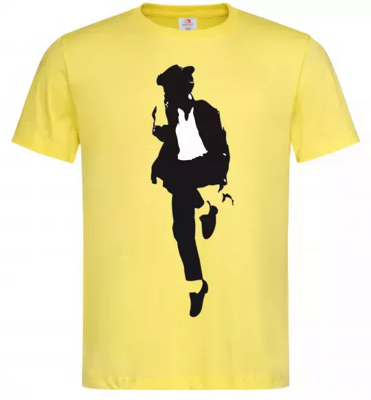 Чоловіча футболка MICHAEL JACKSON HAT Лимонний фото