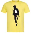 Чоловіча футболка MICHAEL JACKSON HAT Лимонний фото