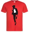 Чоловіча футболка MICHAEL JACKSON HAT Червоний фото