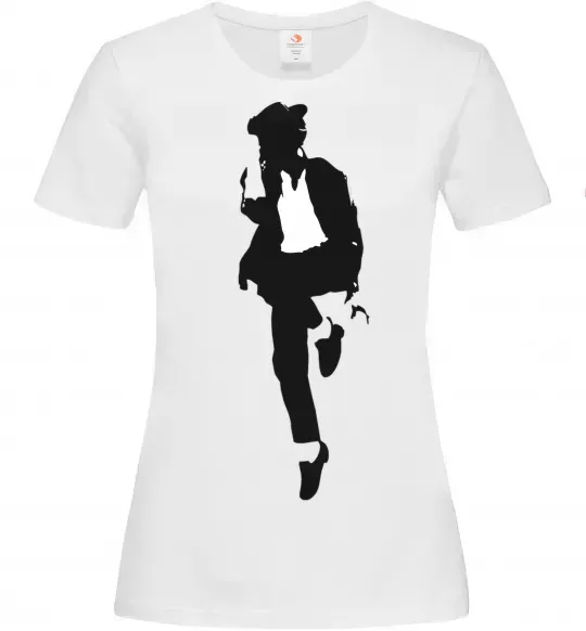 Жіноча футболка MICHAEL JACKSON HAT Білий фото