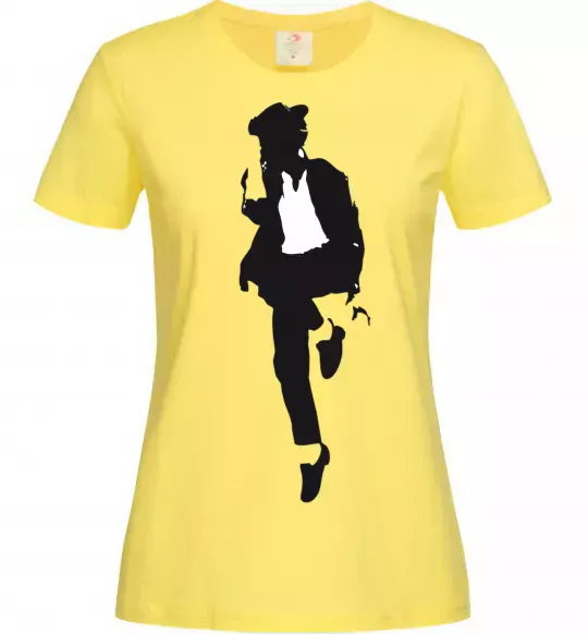 Жіноча футболка MICHAEL JACKSON HAT Лимонний фото
