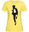 Жіноча футболка MICHAEL JACKSON HAT Лимонний фото
