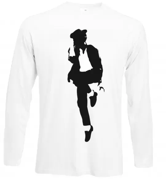Лонгслив MICHAEL JACKSON HAT Белый фото