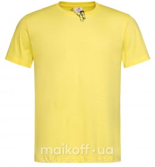 Чоловіча футболка MICHAEL JACKSON SCREAM Лимонний фото