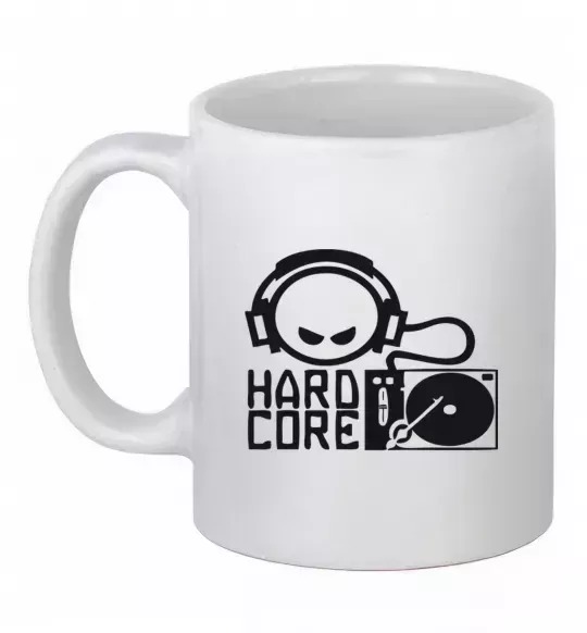 Чашка керамическая HARD CORE Белый фото