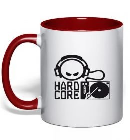 Чашка з кольоровою ручкою HARD CORE Чашка з кольоровою ручкою HARD CORE
