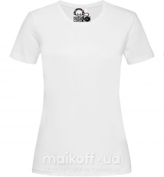 Жіноча футболка HARD CORE Білий фото
