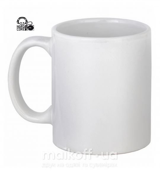 Чашка керамічна HARD CORE Білий фото