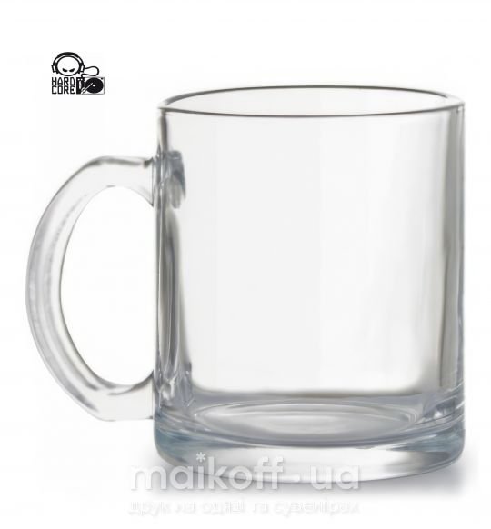 Чашка стеклянная HARD CORE Прозрачный фото