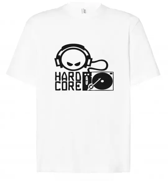 Футболка Оверсайз HARD CORE Белый фото