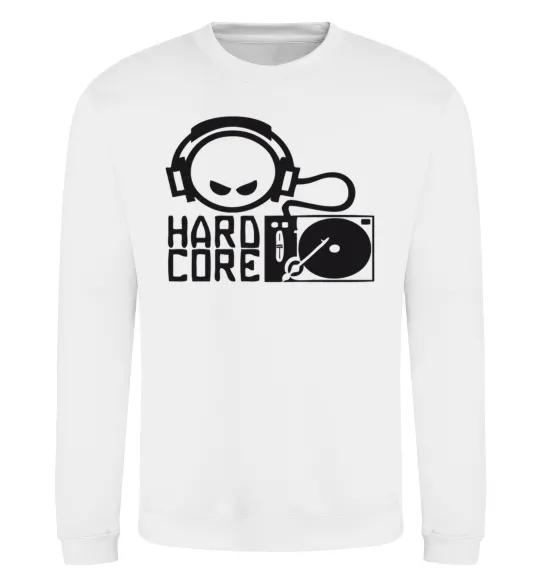 Світшот HARD CORE Білий фото