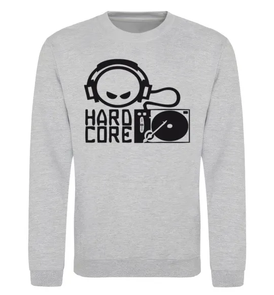 Світшот HARD CORE Сірий меланж фото