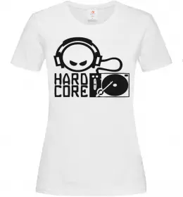 Женская футболка HARD CORE Белый фото