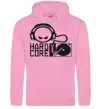Мужская толстовка (худи) HARD CORE Розовый фото