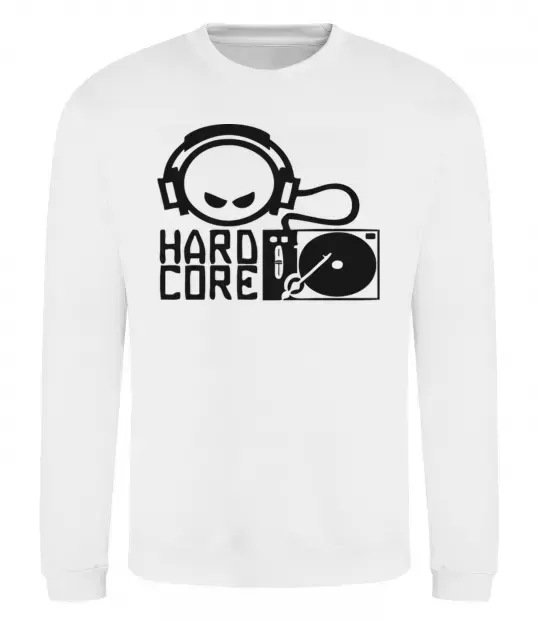 Світшот HARD CORE Білий фото