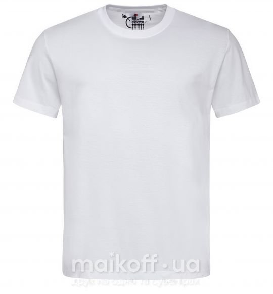 Мужская футболка ELECTRO Белый фото