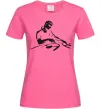 Жіноча футболка DJ за пультом Яскраво-рожевий фото
