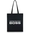 Эко-сумка Називайте мене просто Boss Черный фото