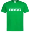Мужская футболка Називайте мене просто Boss Зеленый фото