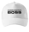 Кепка Називайте мене просто Boss Белый фото