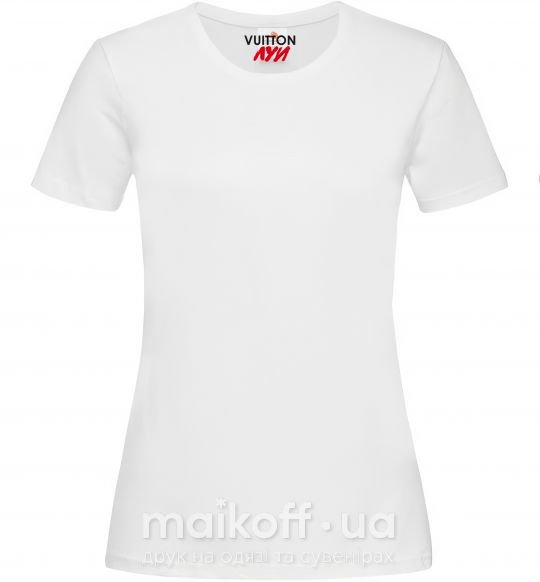 Жіноча футболка ЛУИ VUITTON Білий фото