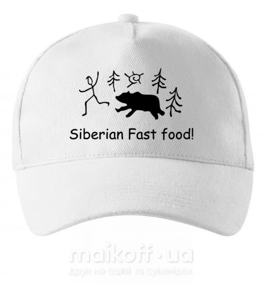 Кепка SIBERIAN FAST FOOD Білий фото