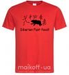 Чоловіча футболка SIBERIAN FAST FOOD Червоний фото