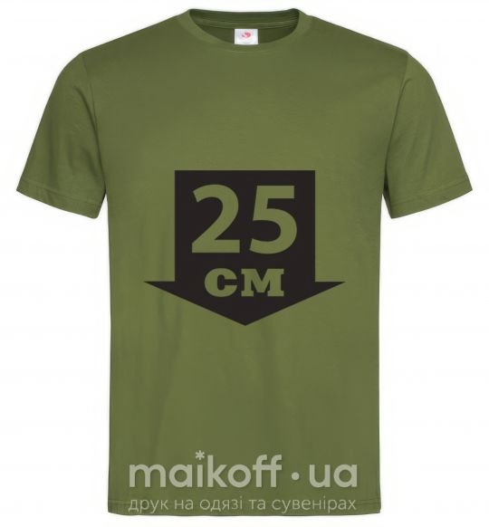 Мужская футболка 25 СМ Оливковый фото