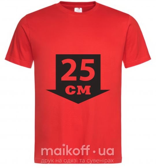 Чоловіча футболка 25 СМ Червоний фото
