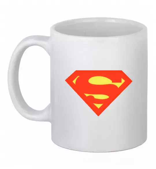 Чашка керамічна SUPERMAN Original Білий фото
