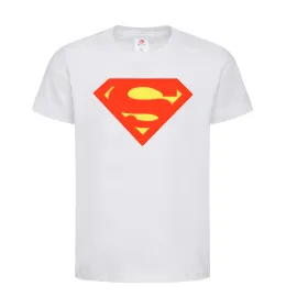 Детская футболка SUPERMAN Original Белый фото