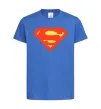 Дитяча футболка SUPERMAN Original Яскраво-синій фото