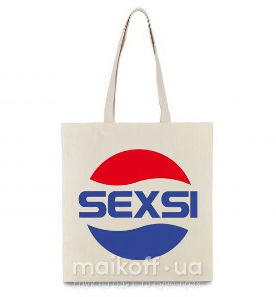 Еко-сумка SEXSI Бежевий фото