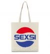 Еко-сумка SEXSI Бежевий фото