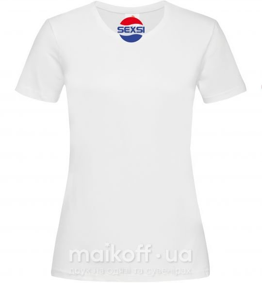 Жіноча футболка SEXSI Білий фото