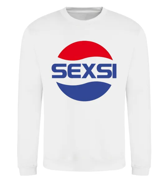 Світшот SEXSI Білий фото