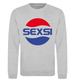 Свитшот SEXSI Серый меланж фото