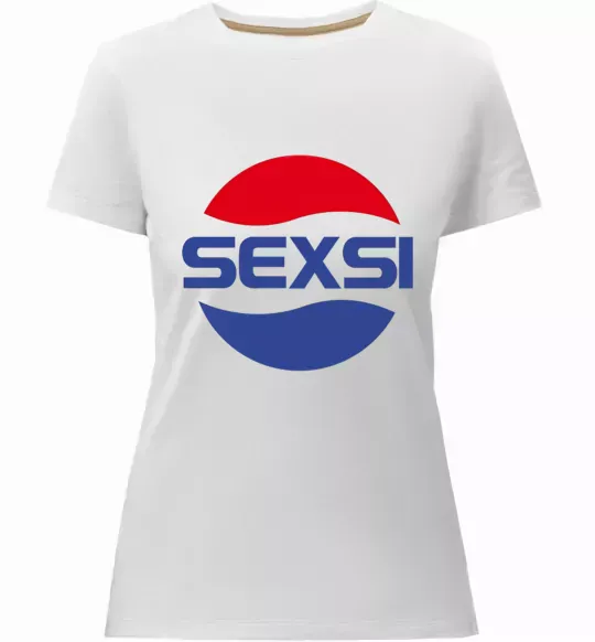Жіноча преміум футболка SEXSI Білий фото