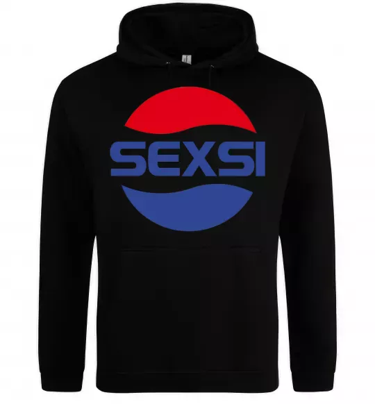 Чоловіча толстовка (худі) SEXSI Чорний фото