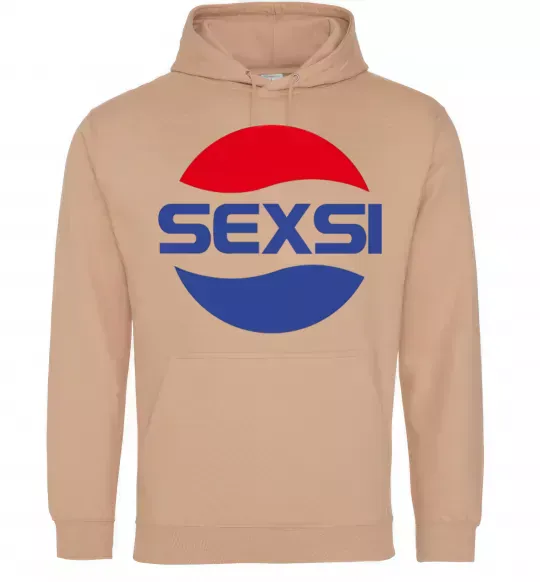 Чоловіча толстовка (худі) SEXSI Пісочний фото