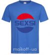 Мужская футболка SEXSI Ярко-синий фото